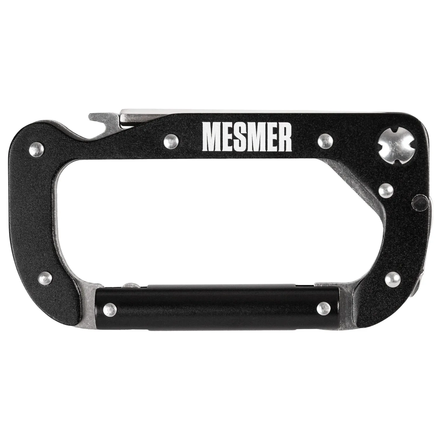 Mesmer E-Clips Tool multiværktøj sort med flaskeåbner