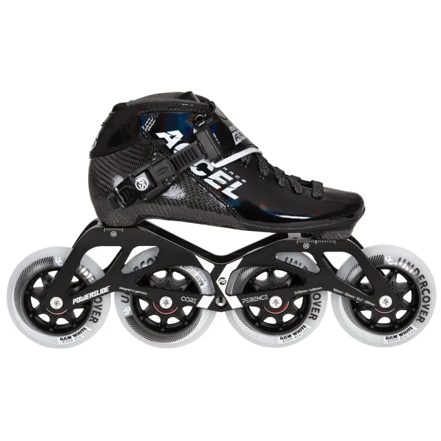 Powerslide Accel Race Black speedskøjter børn 4x84