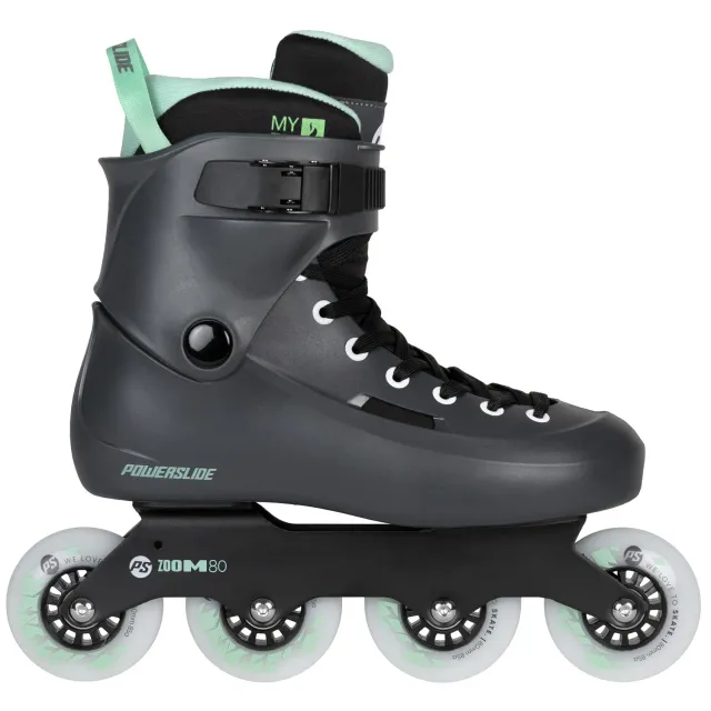 Powerslide Zoom 80 inlineskøjter antracit 80mm