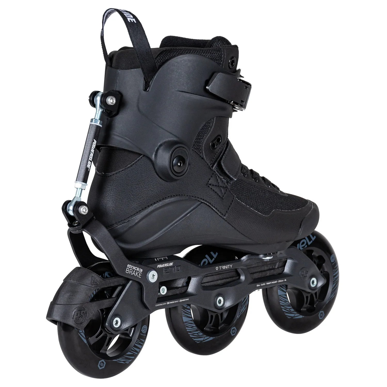 Powerslide Swell Triple Black Syncro 110 rulleskøjter