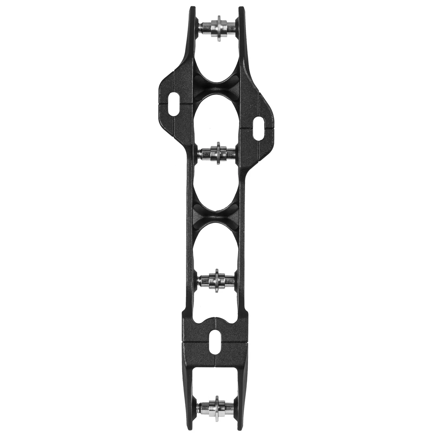 Powerslide Elite 243 TRI 4x80 skinne sort alu