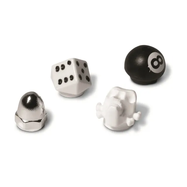 Sure-Grip Rock Crazy Nuts akselmøtrik 4-pak 8-ball