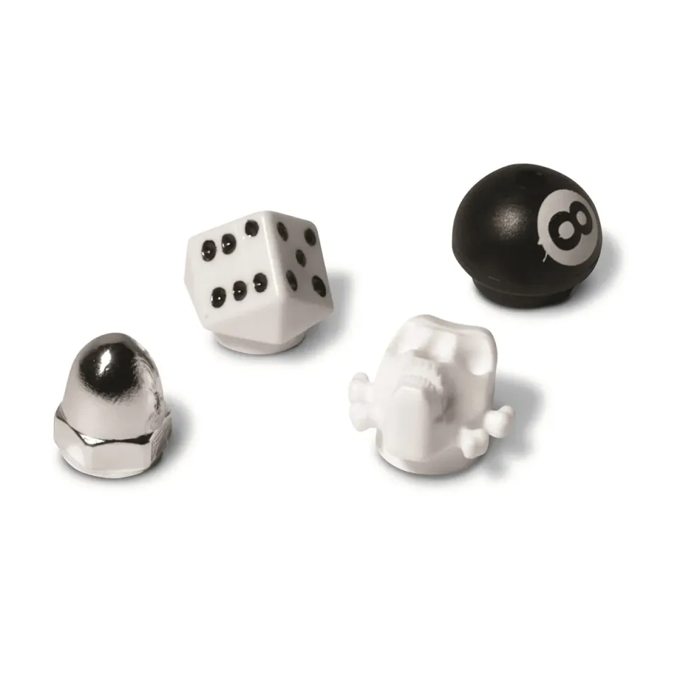 Sure-Grip Rock Crazy Nuts akselmøtrik 4-pak 8-ball
