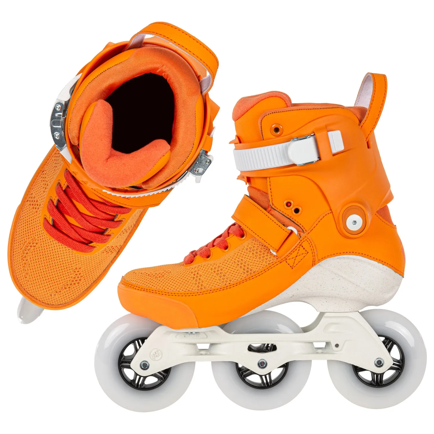 Powerslide Swell Citrus 100 fitness rulleskøjter 100 mm