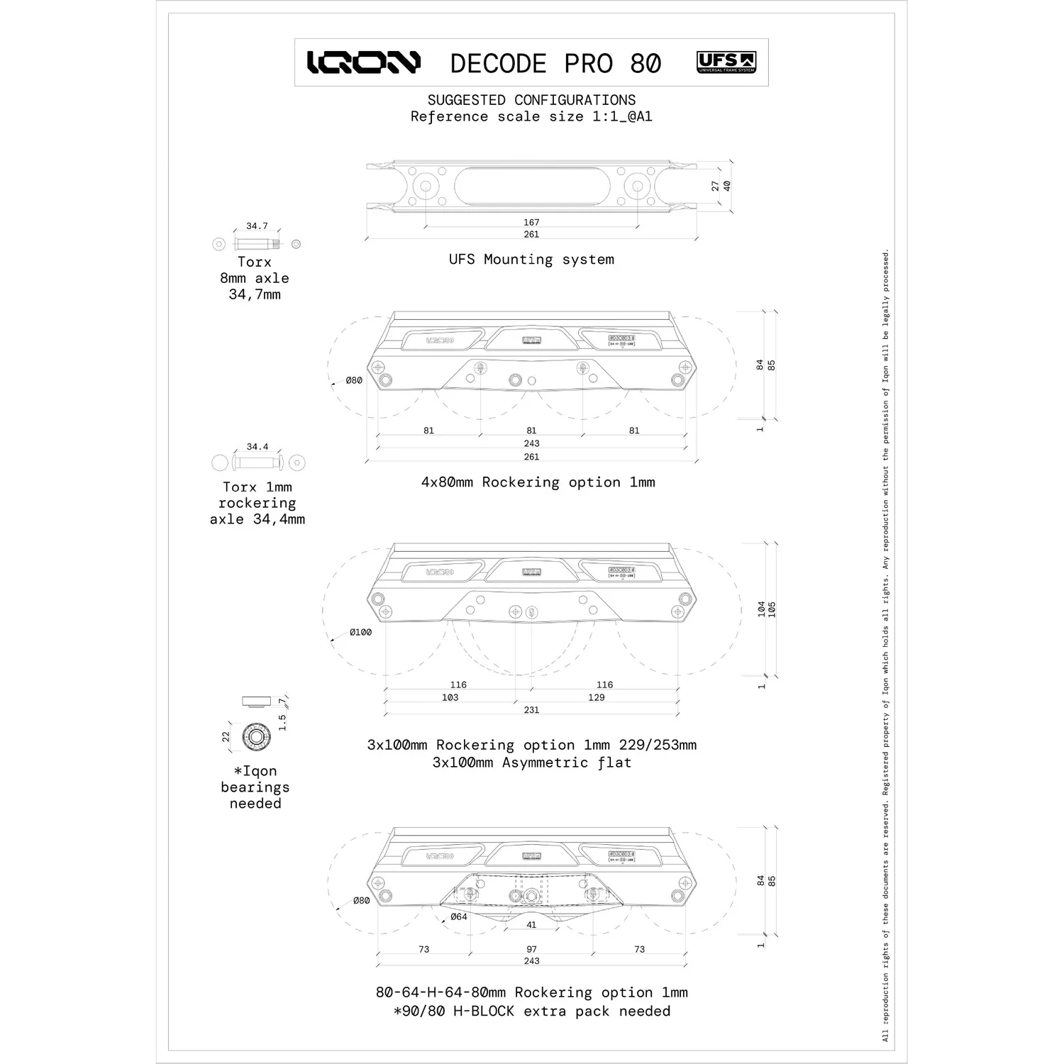 IQON Decode Pro 80 frame urban dark UFS