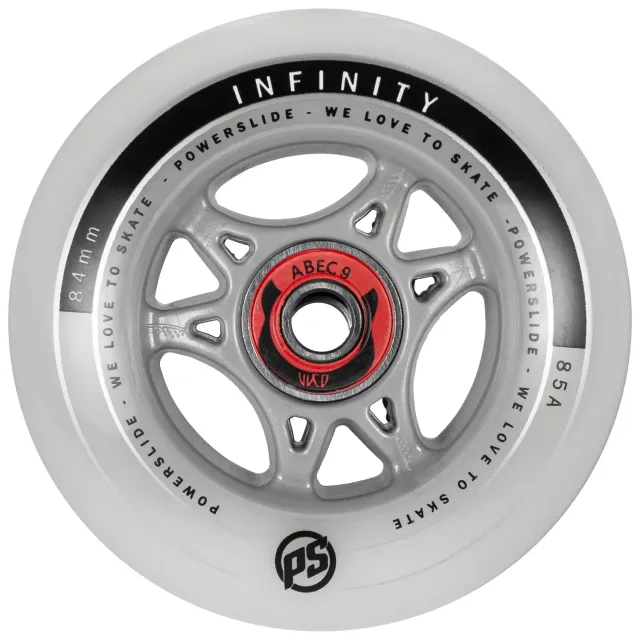 Powerslide Infinity 84 RTR inlinerhjul 4-pak grå 85A