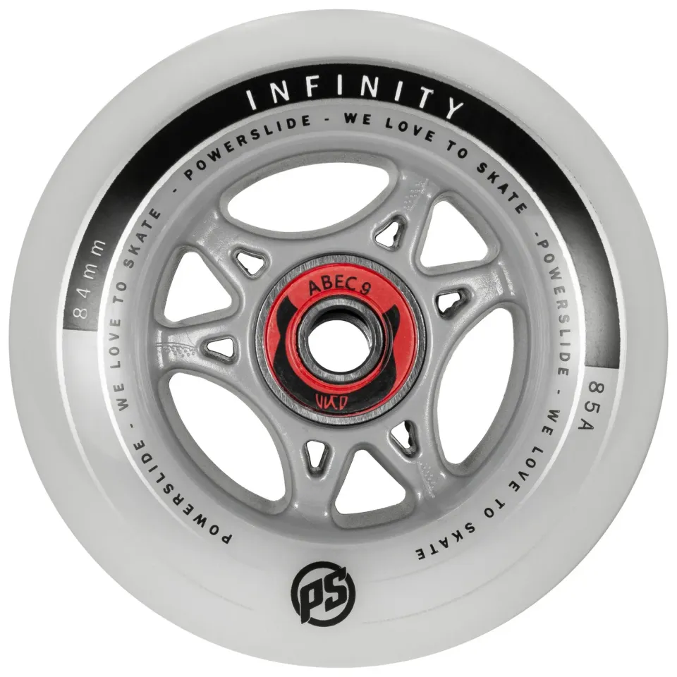 Powerslide Infinity 84 RTR inlinerhjul 4-pak grå 85A