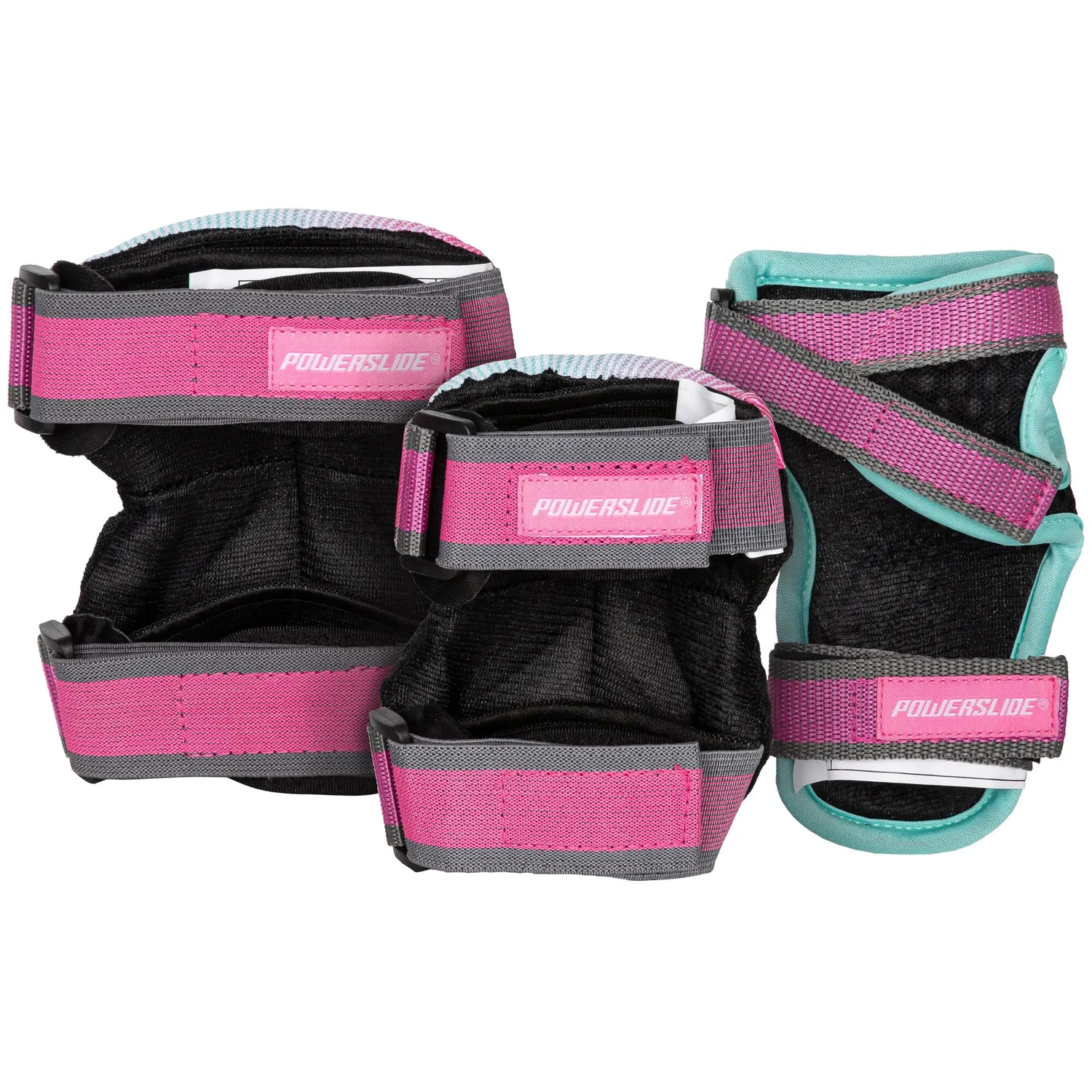 Powerslide Kids Pro Girls beskyttelsessæt pink XS