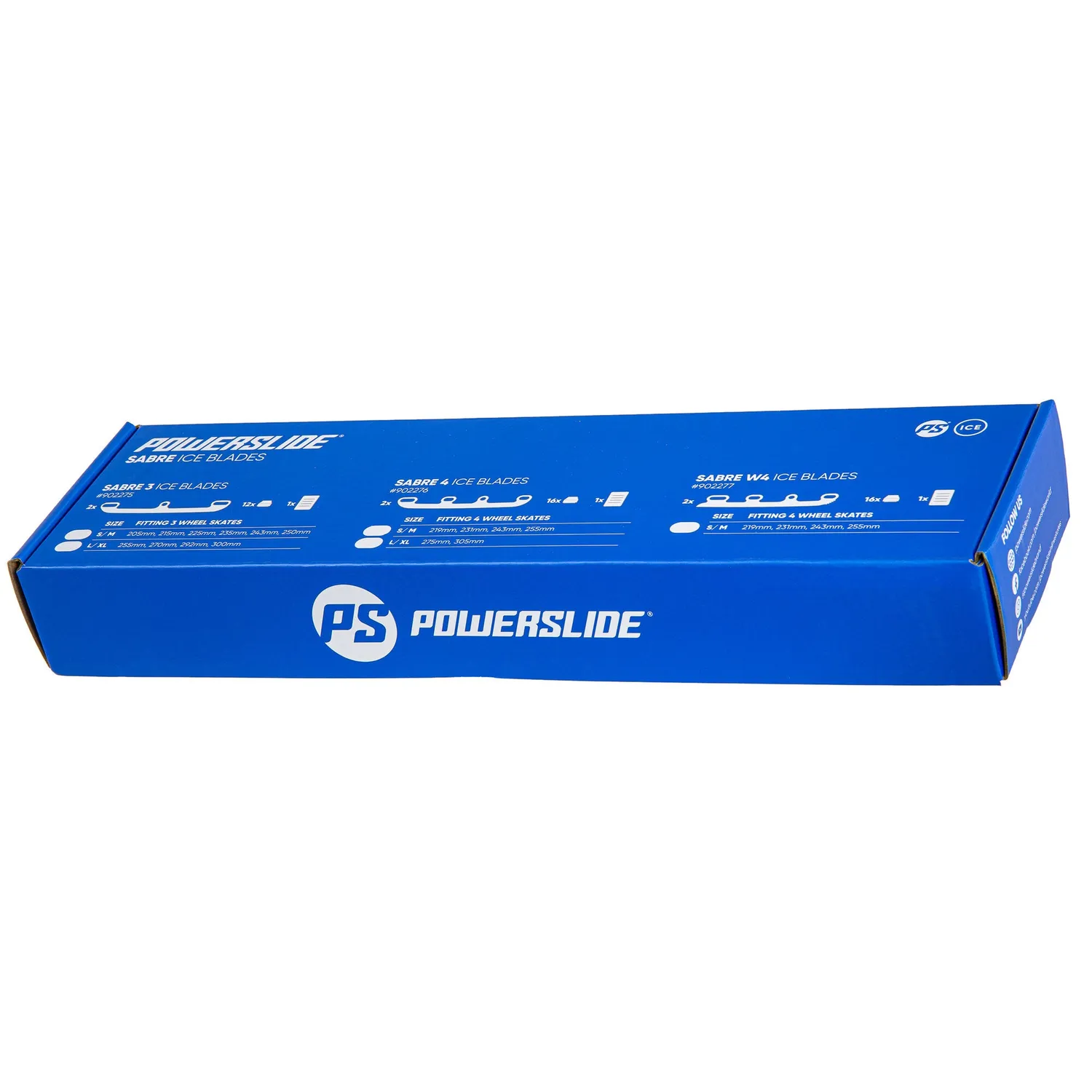 Powerslide Sabres W4 isklinge S/M rustfrit stål