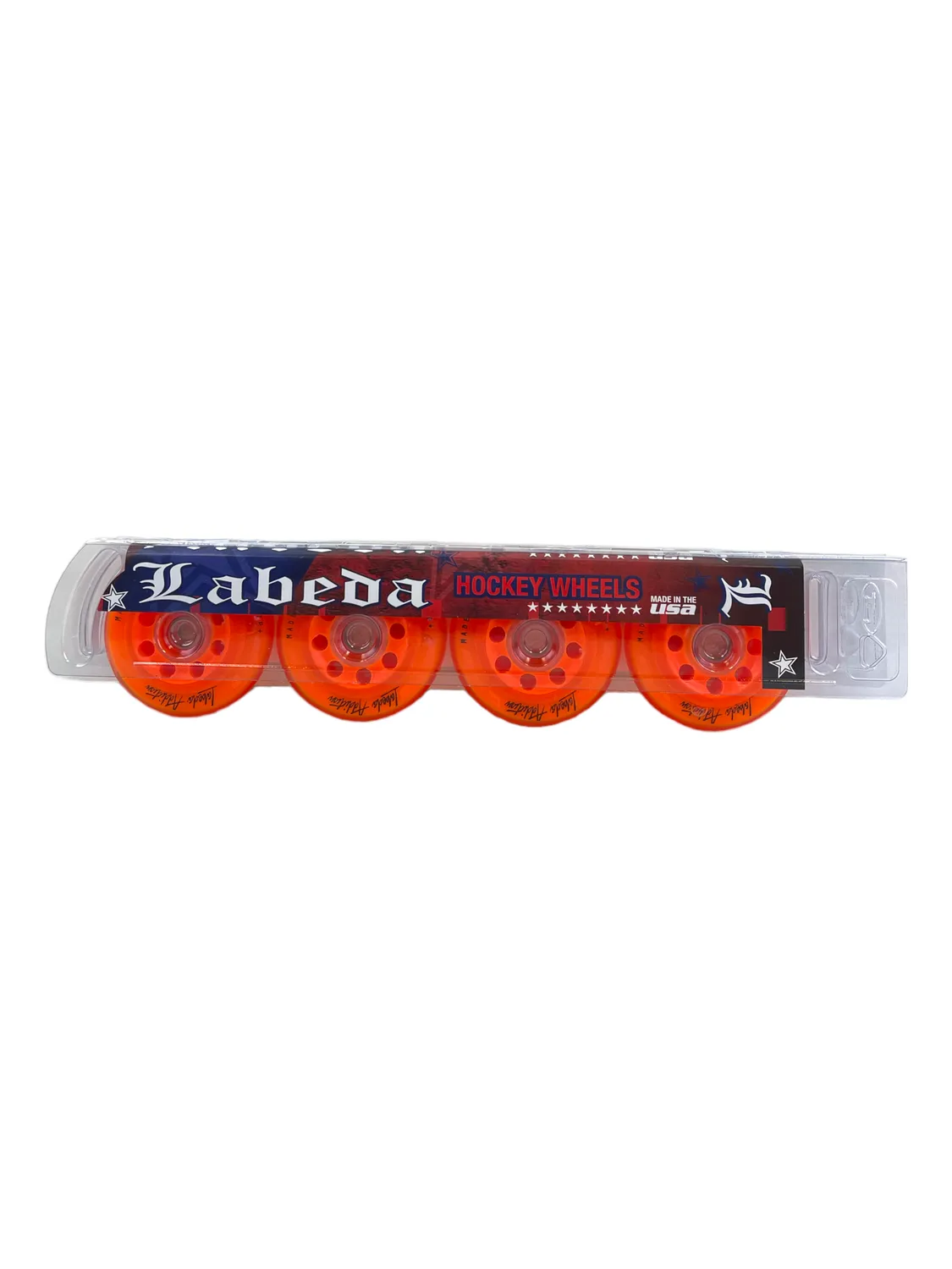Labeda Addiction Grip Plus rullehockeyhjul orange 76mm