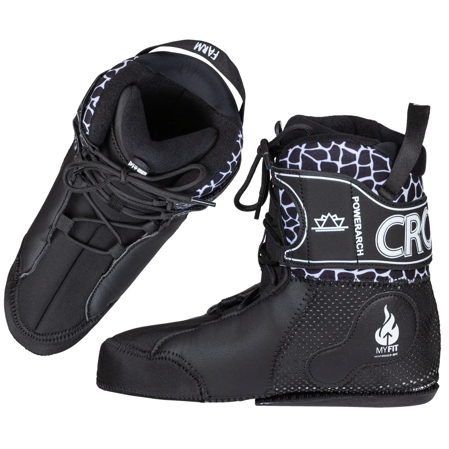 Powerslide Crown Chris Farmer Pro II inderstøvle sort memory foam