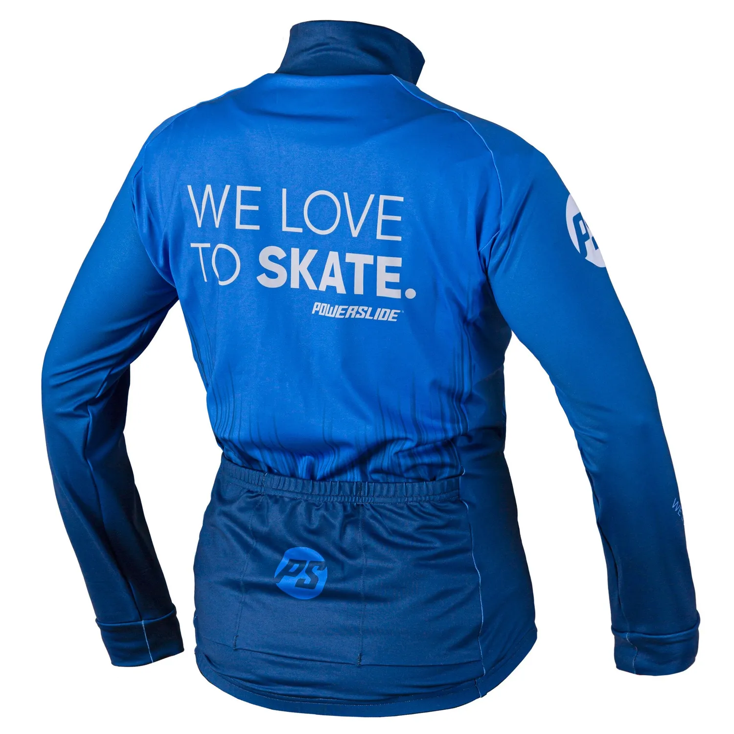 Powerslide Team skatingjakke blå aero polyamid