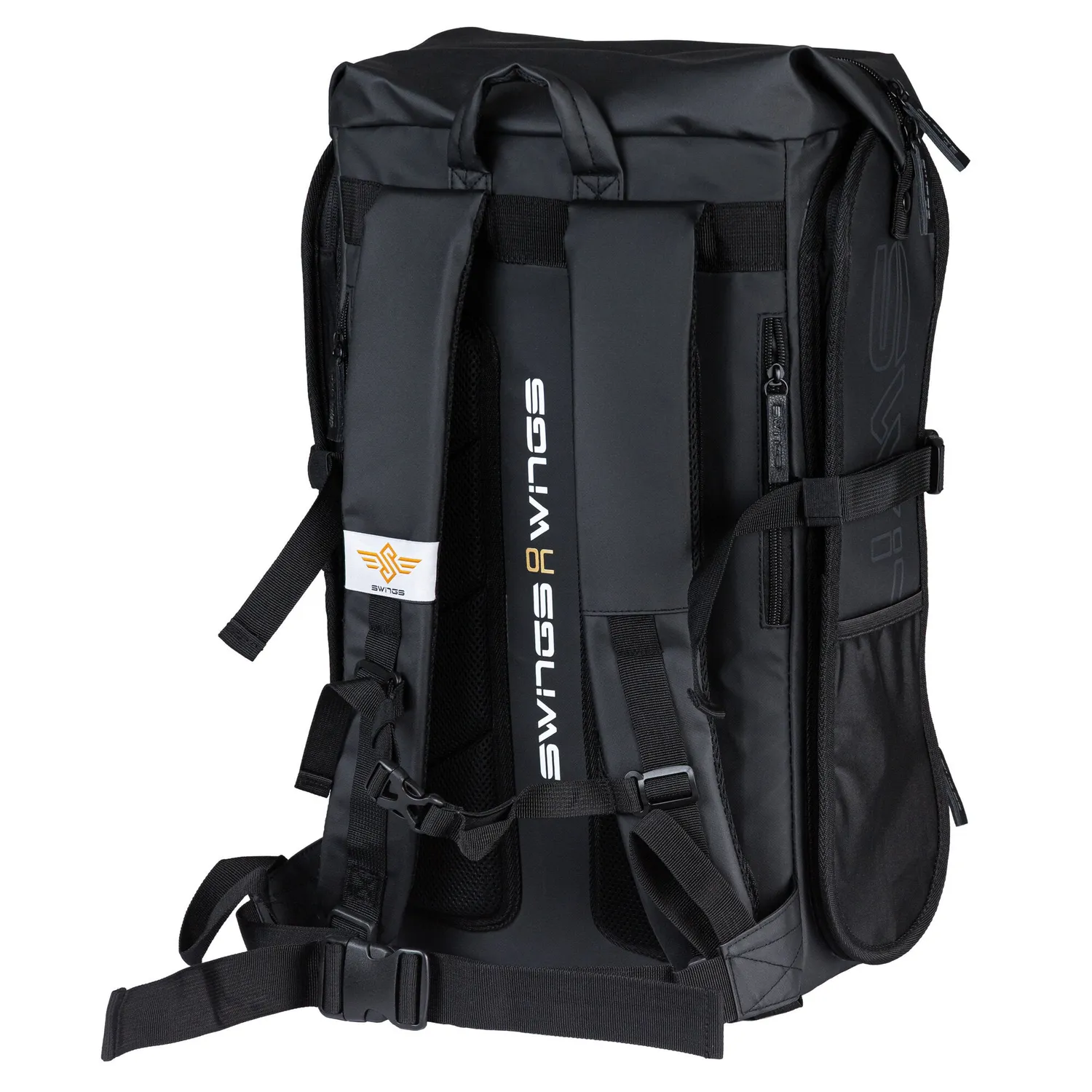 Powerslide Aurum skatetaske sort nylon sideskøjtelommer