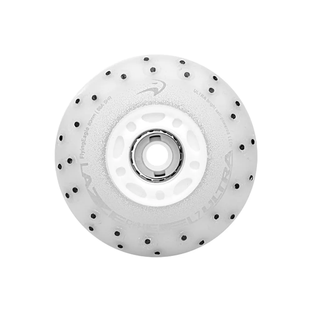 Flying Eagle Lazerwheelz Ultra+Spark inline hjul 80mm 4-pak LED