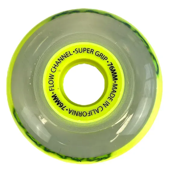 Labeda Slime X-Soft rullehockeyhjul 72mm gul