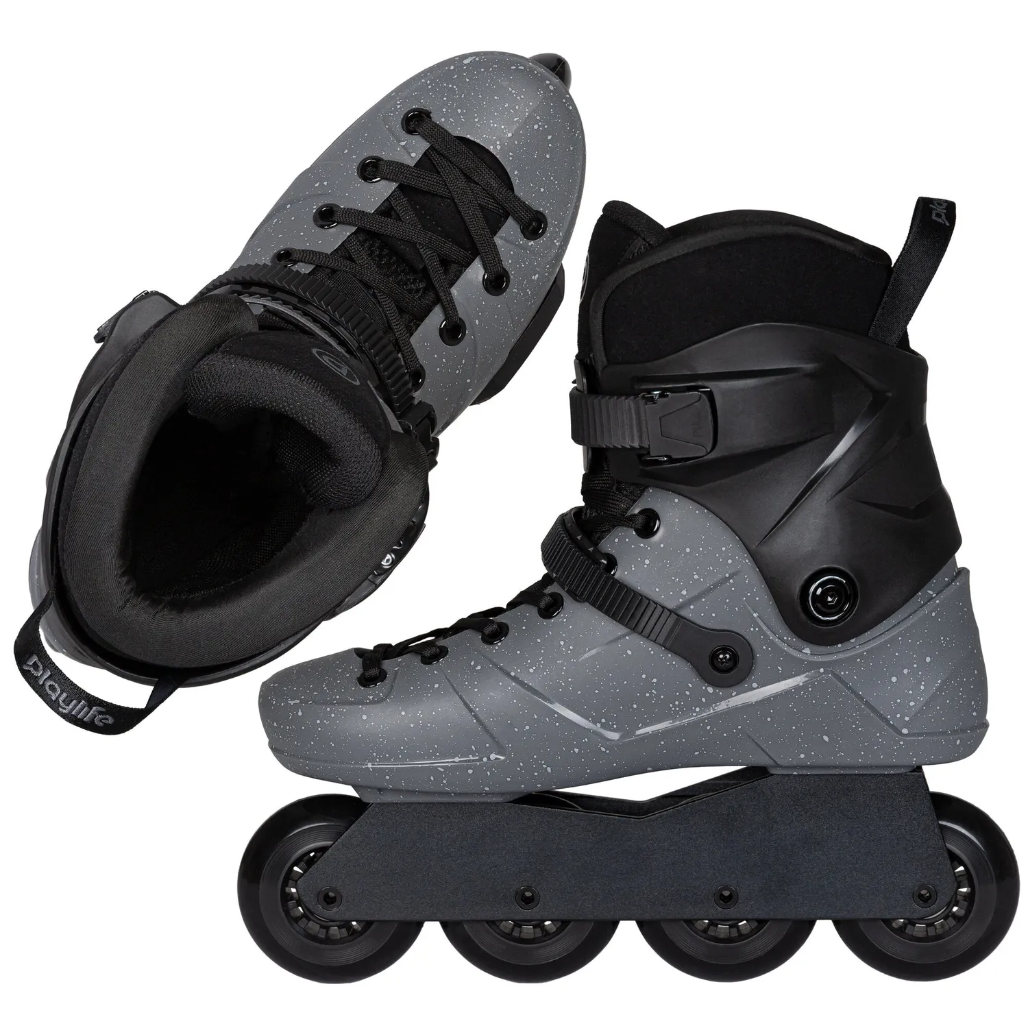 Playlife Phantom 80 rulleskøjter sort 4x80mm hardboot