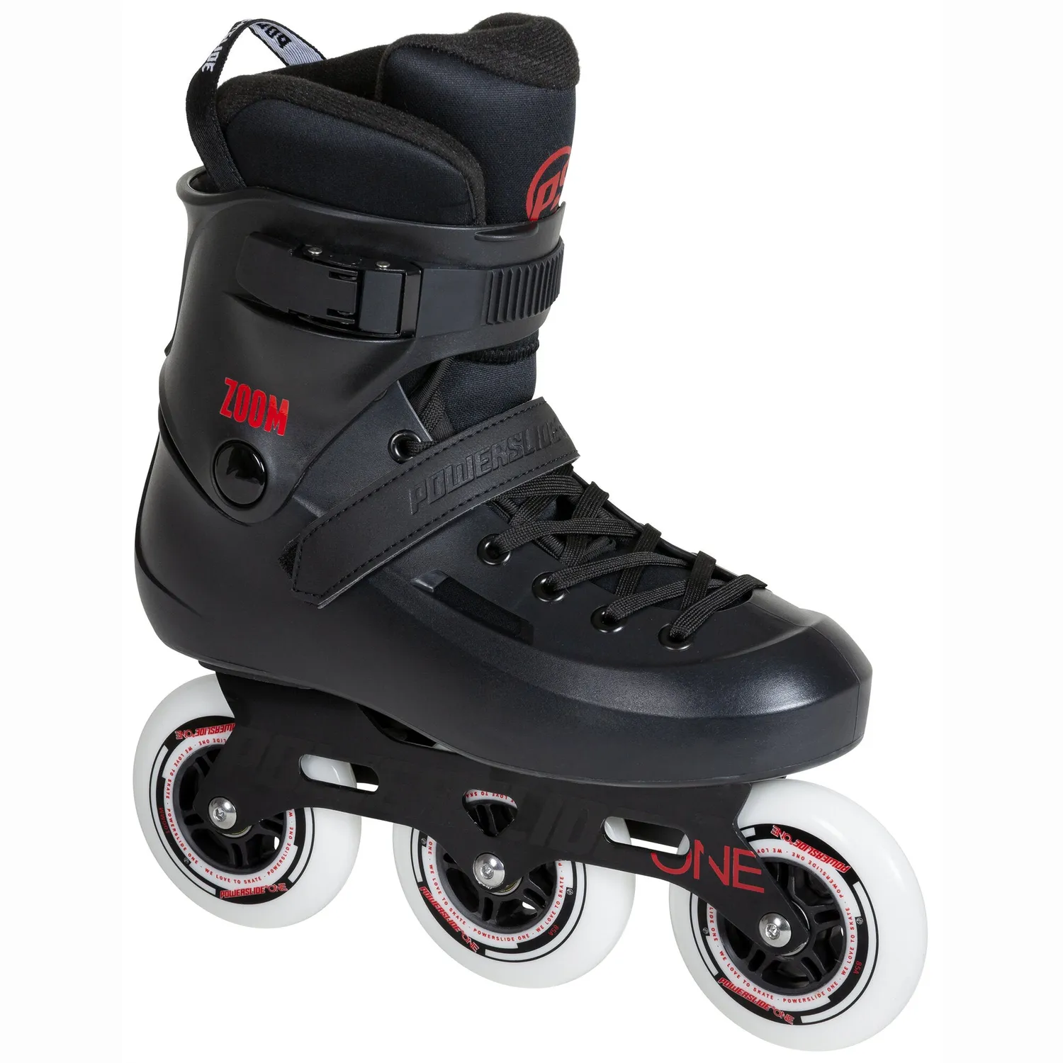 Powerslide Zoom Black 100 rulleskøjter sort 39-40