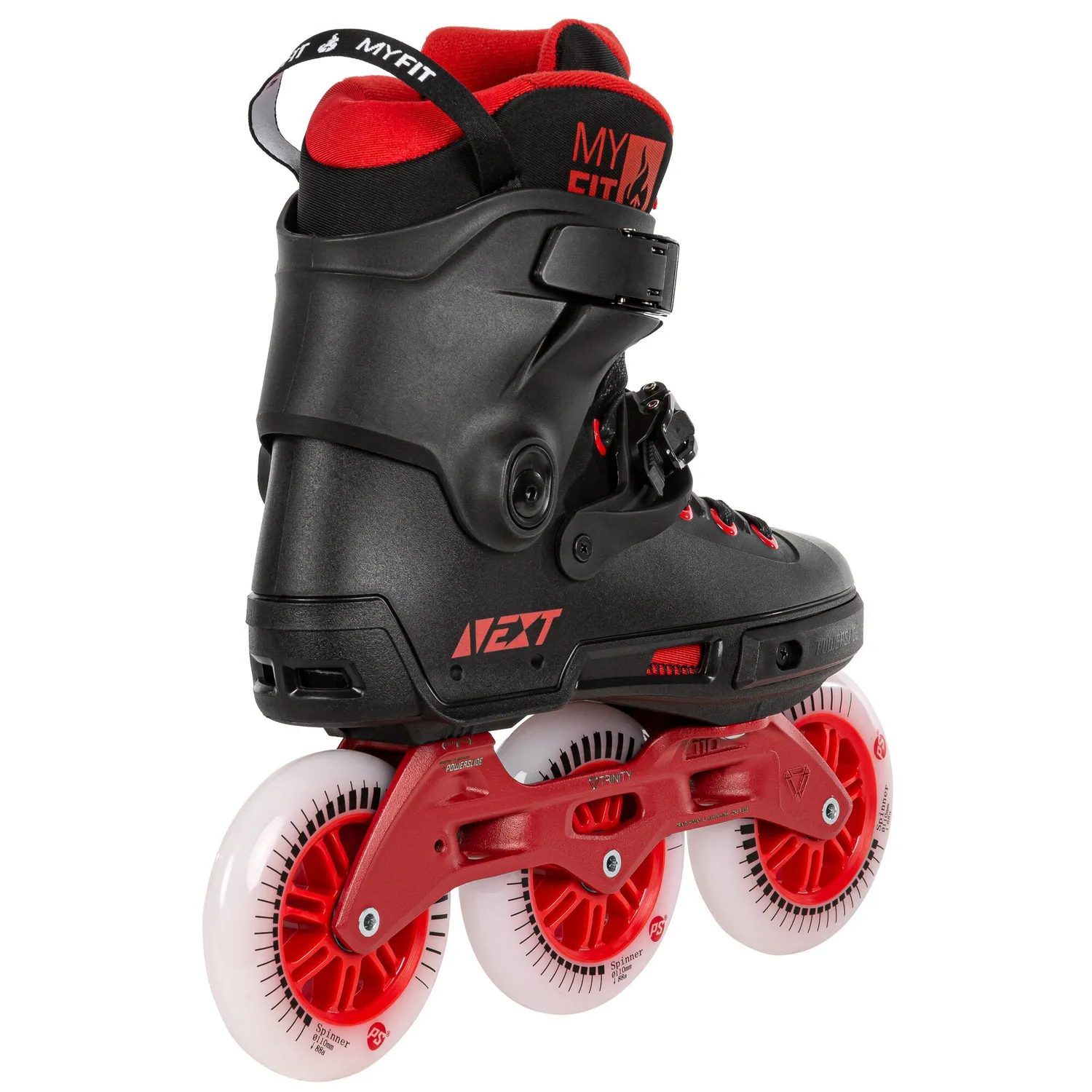Powerslide Next Black Red 110 rulleskøjter 110 mm