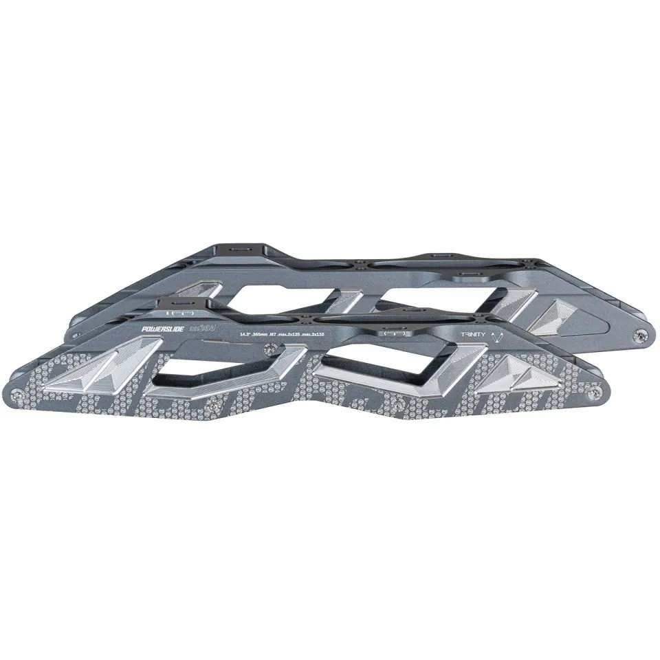 Powerslide DH365 downhill ramme TRI grå
