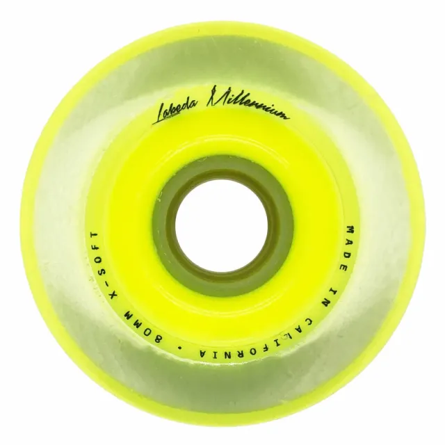 Labeda Millennium X-Soft hockeyhjul gul blem