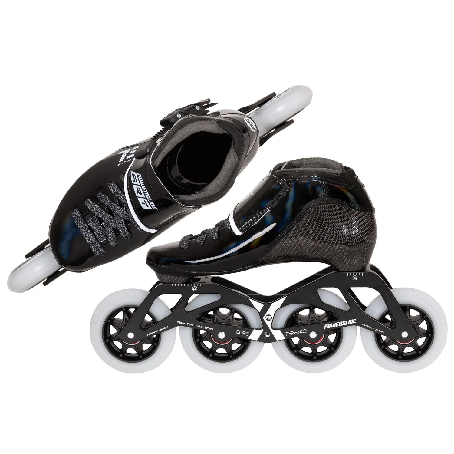 Powerslide Accel Race Black speedskøjter børn 4x84