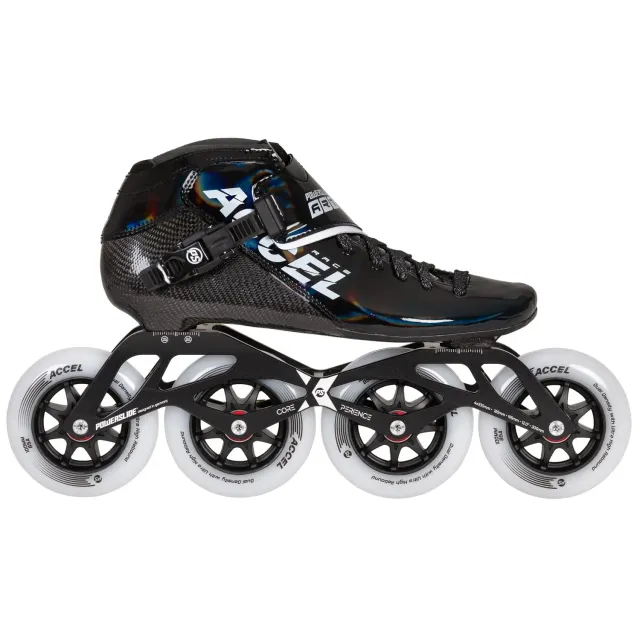 Powerslide Accel Race Black 100 speedskøjter carbon