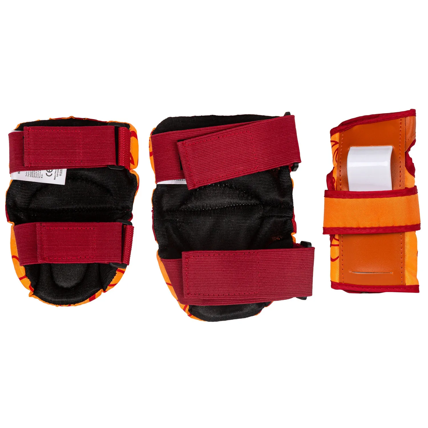 Powerslide Standard beskyttelsessæt børn orange 3-pak