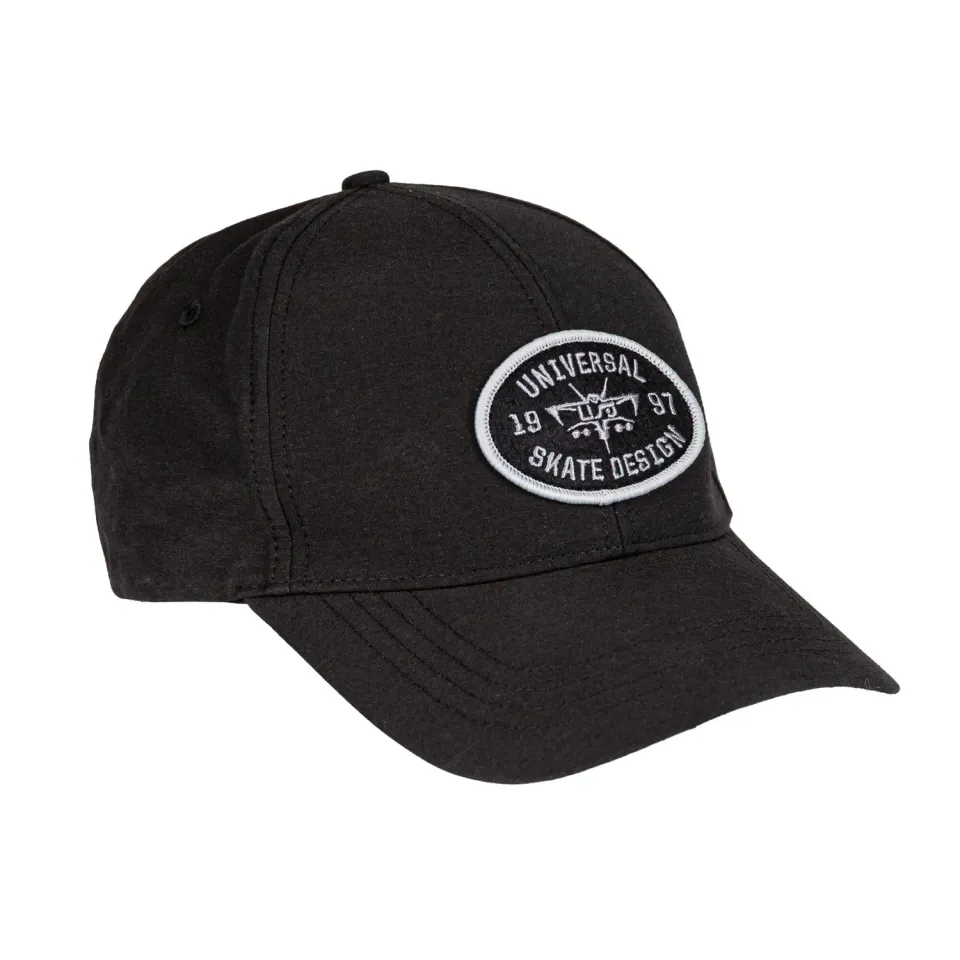 USD Dad Cap kasket sort broderet 6-panel