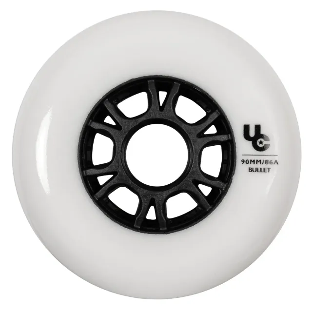 Undercover Team 90mm 86A hjul hvid 4-pak