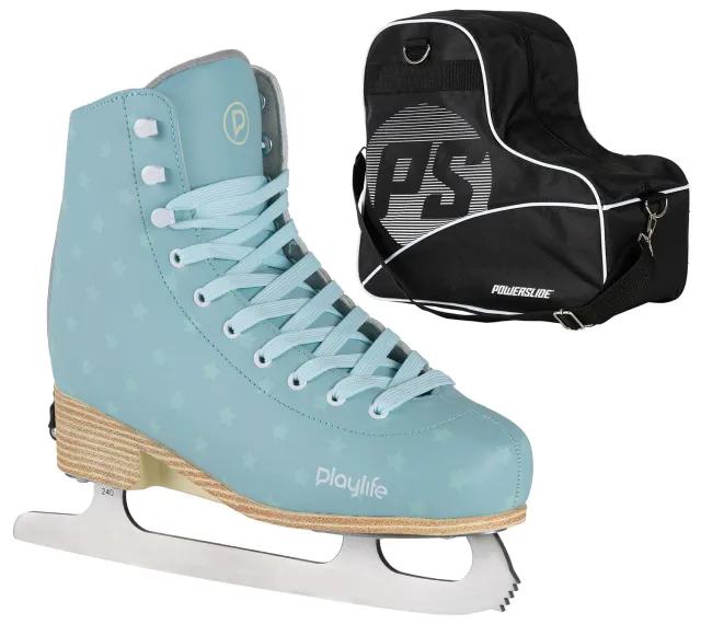 Playlife Blue Sky Adj isskøjter 35-38 + taske