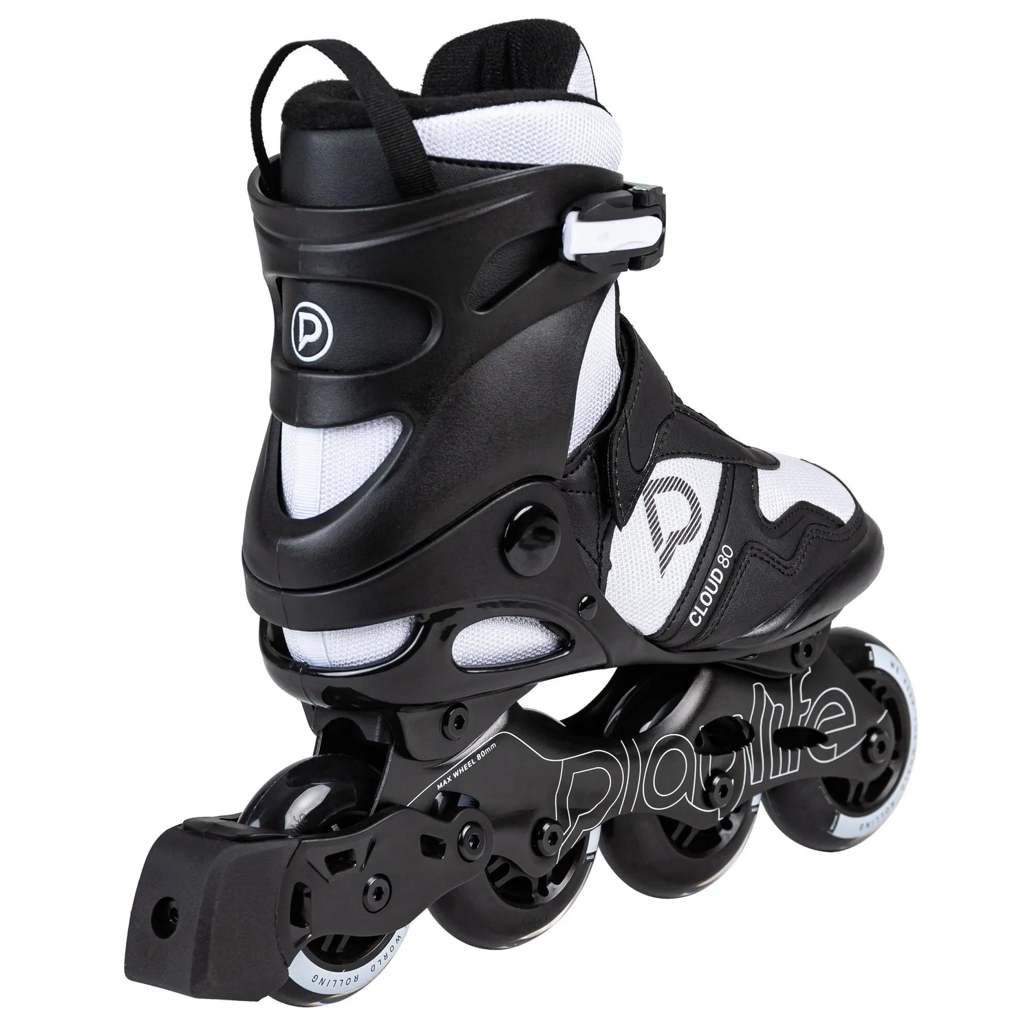 Playlife Cloud rulleskøjter Black/White softboot