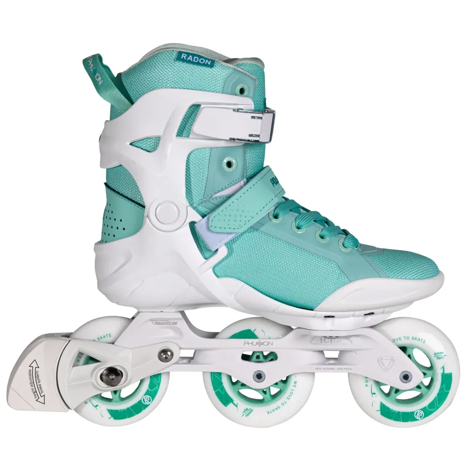 Powerslide Phuzion Radon 3x90 Lady rulleskøjter 38 EU hvid