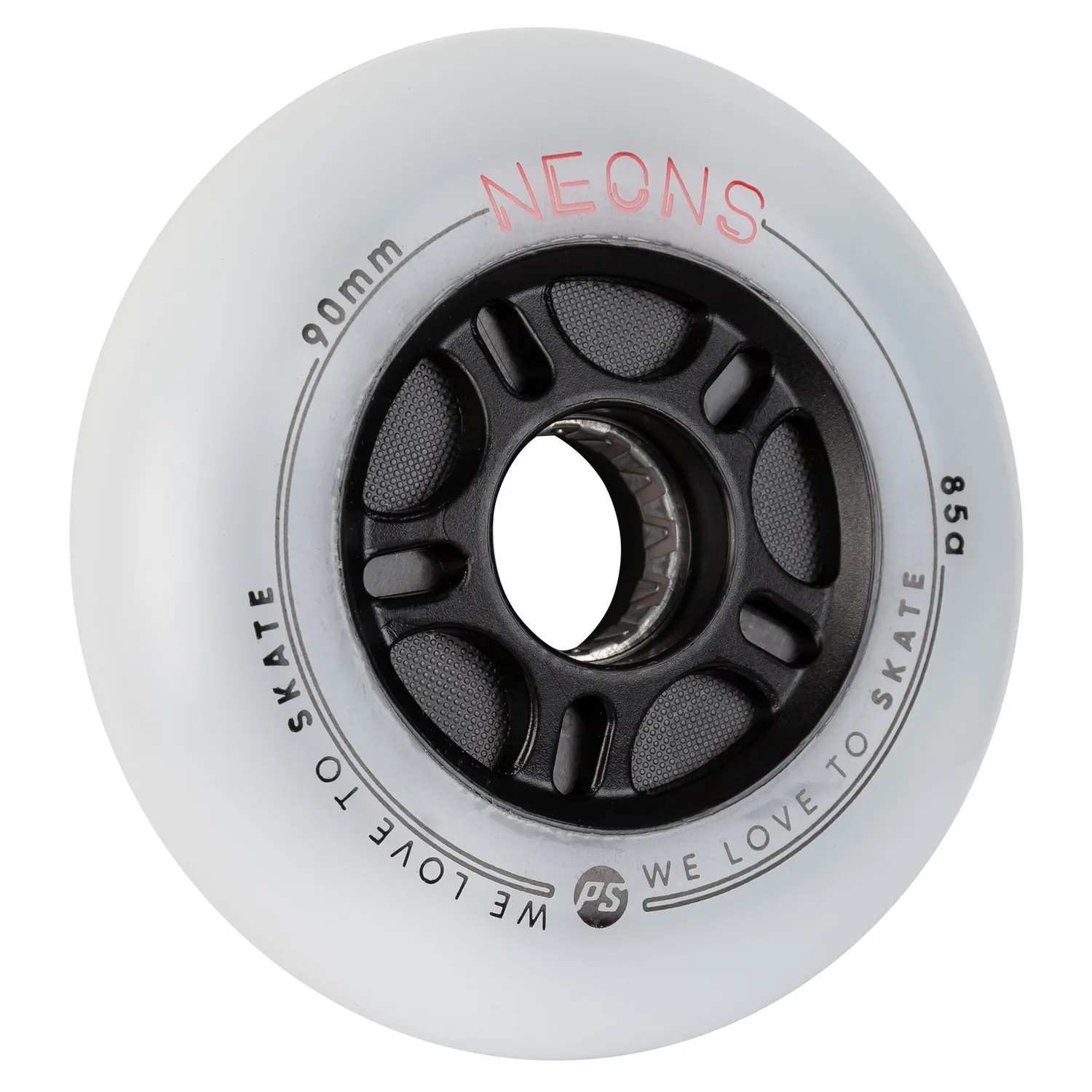 Powerslide Neons 90/85A LED-hjul rød 4-pak