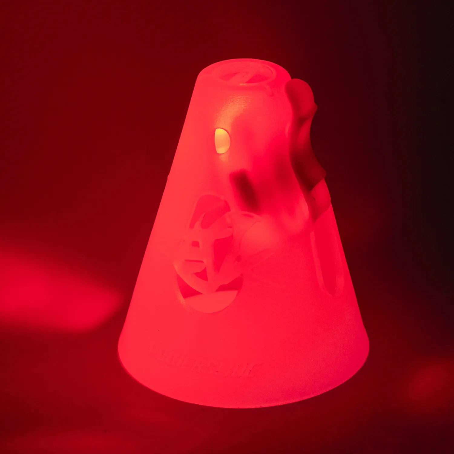 Powerslide LED Cones kegler rød glow 5-pak