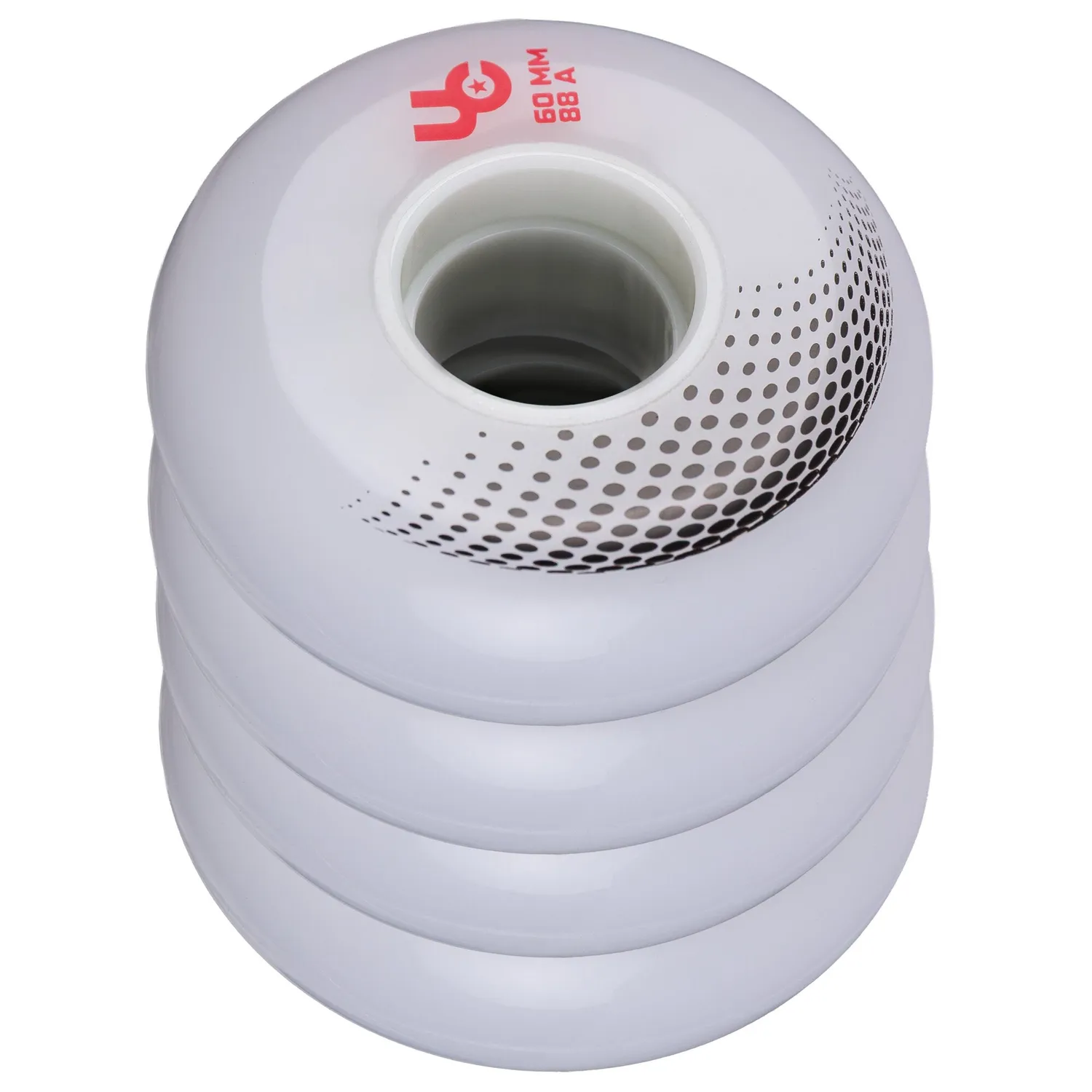 Undercover Vortex hjul 60mm/88A 4-pak hvid