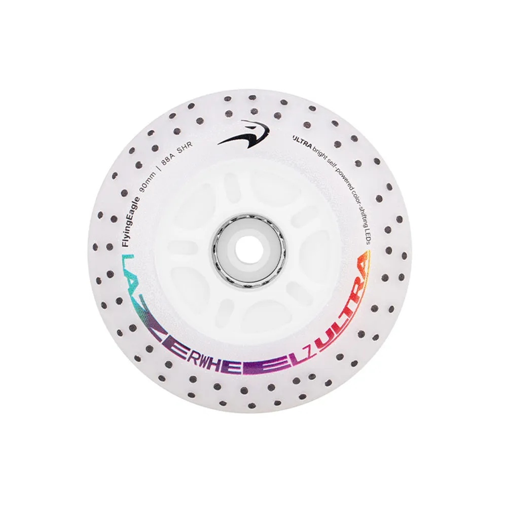 Flying Eagle Lazerwheelz Ultra+Spark inline hjul 80mm 4-pak LED