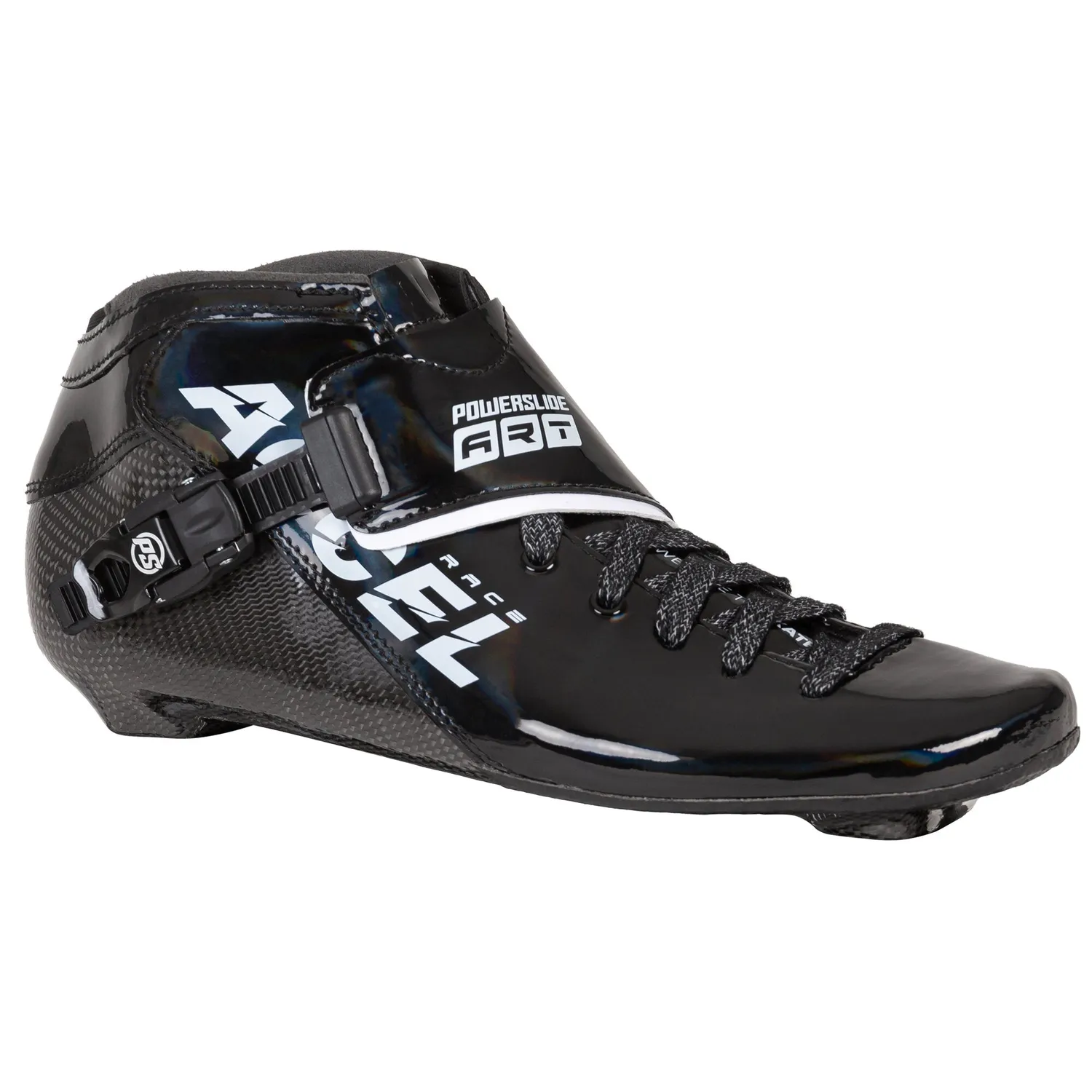 Powerslide Accel Race speedskøjtestøvle sort carbon
