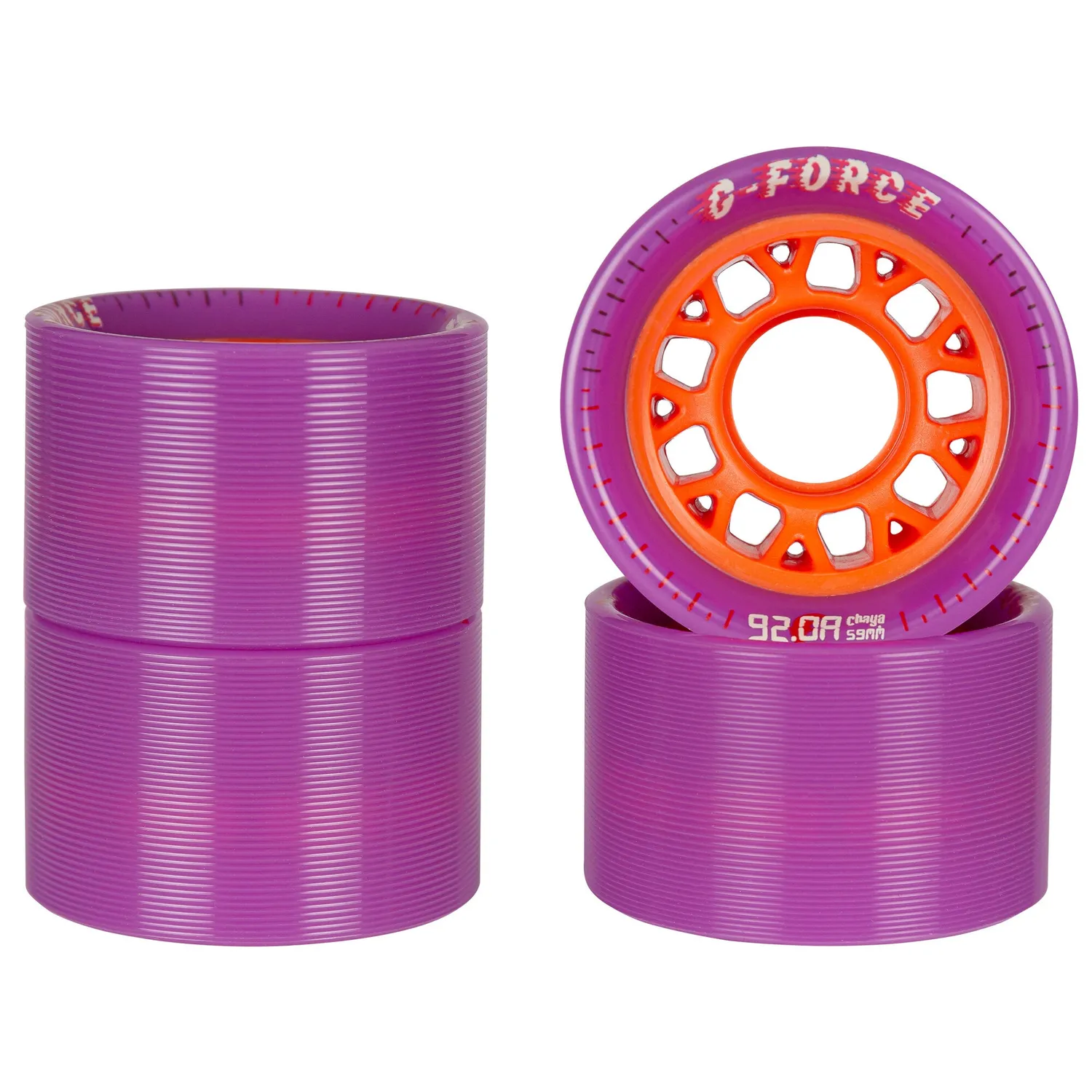 Chaya G-Force Slick hjul 59mm 92A 4-pak