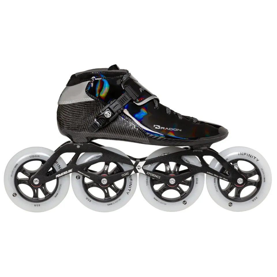 Powerslide Dragon Black 110 speedskøjter 4x110