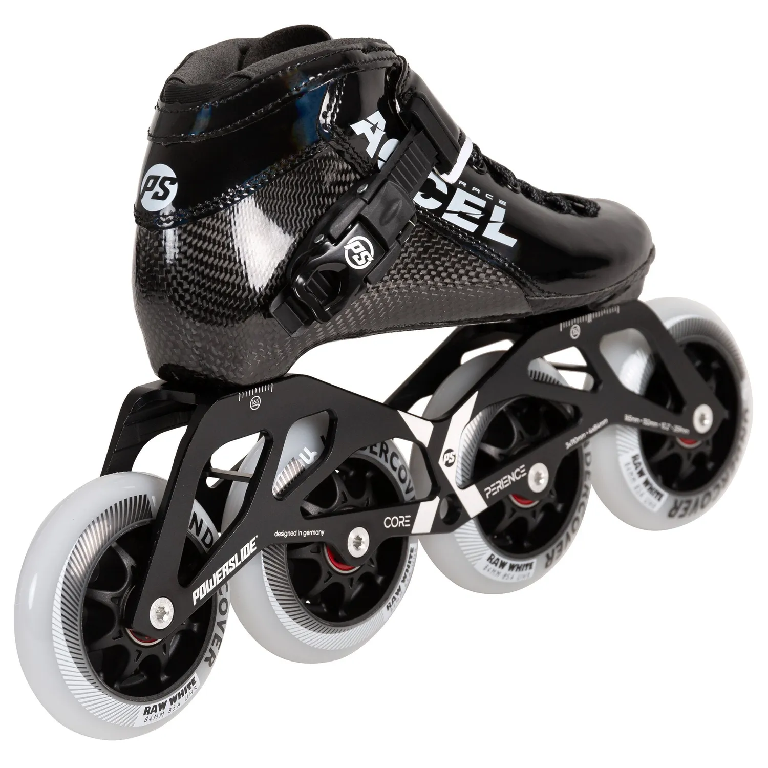 Powerslide Accel Race Black speedskøjter børn 4x84