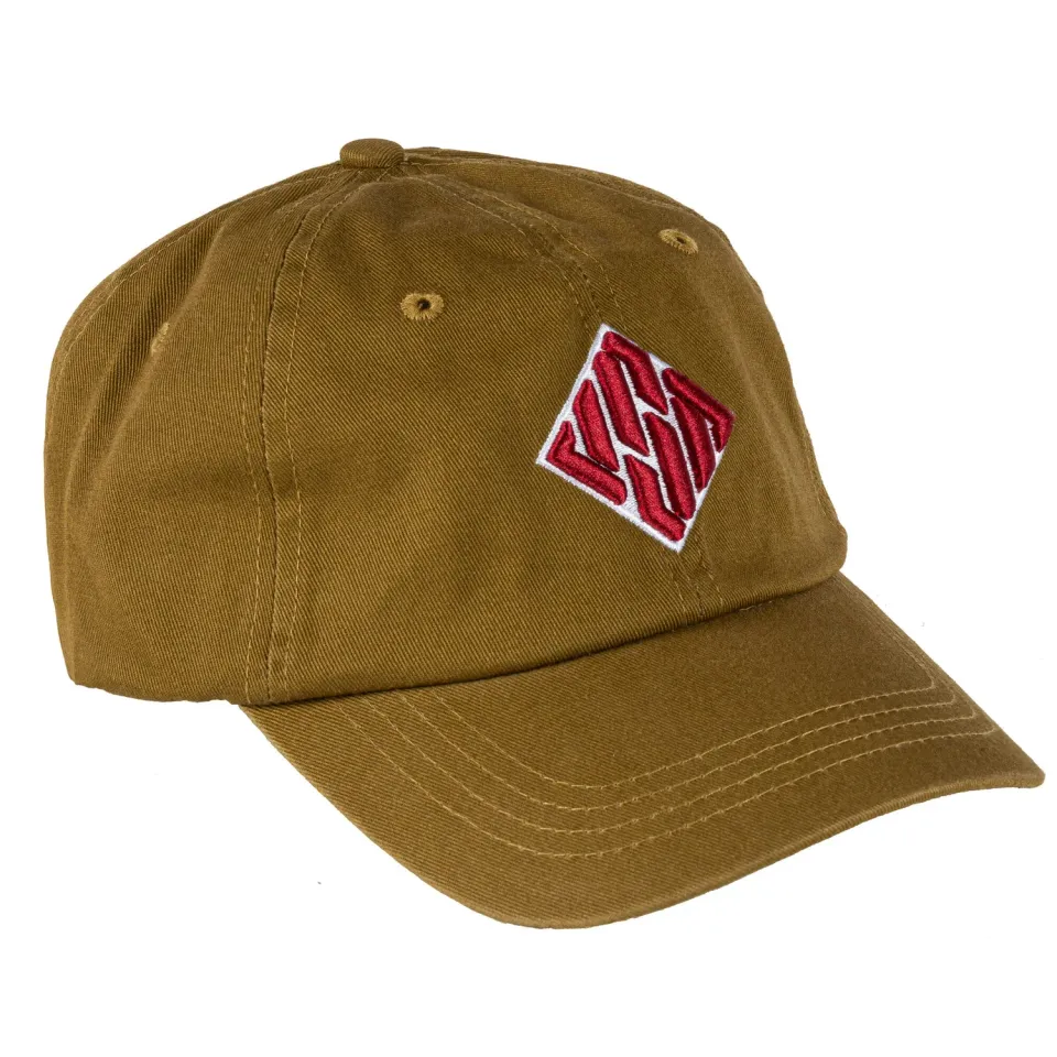 USD Diamond Cap kasket brun 6-panel broderet