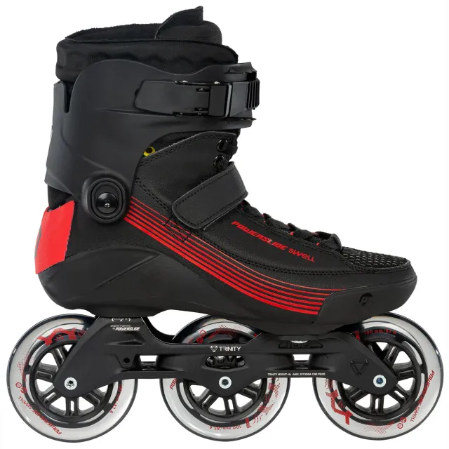 Powerslide Swell Black 100 rulleskøjter 3D Adapt sort