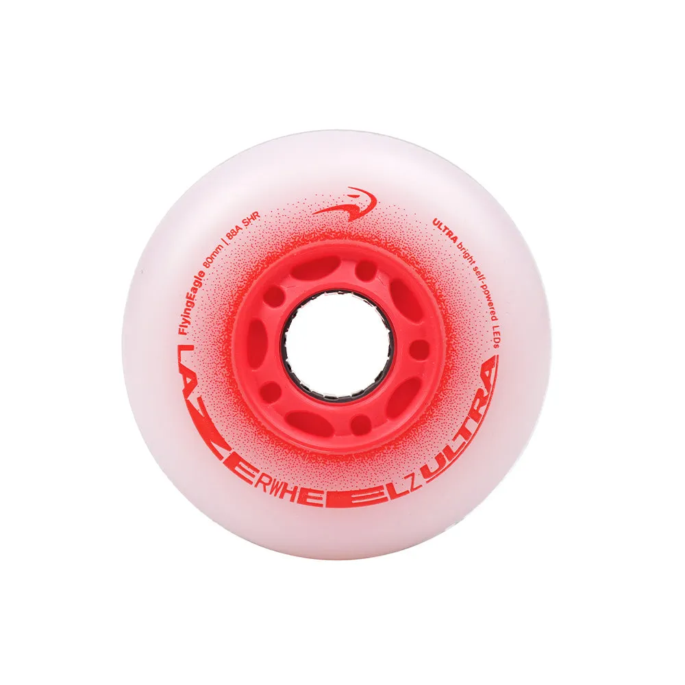Flying Eagle Lazerwheelz Ultra hjul 80mm 4-pak hvid