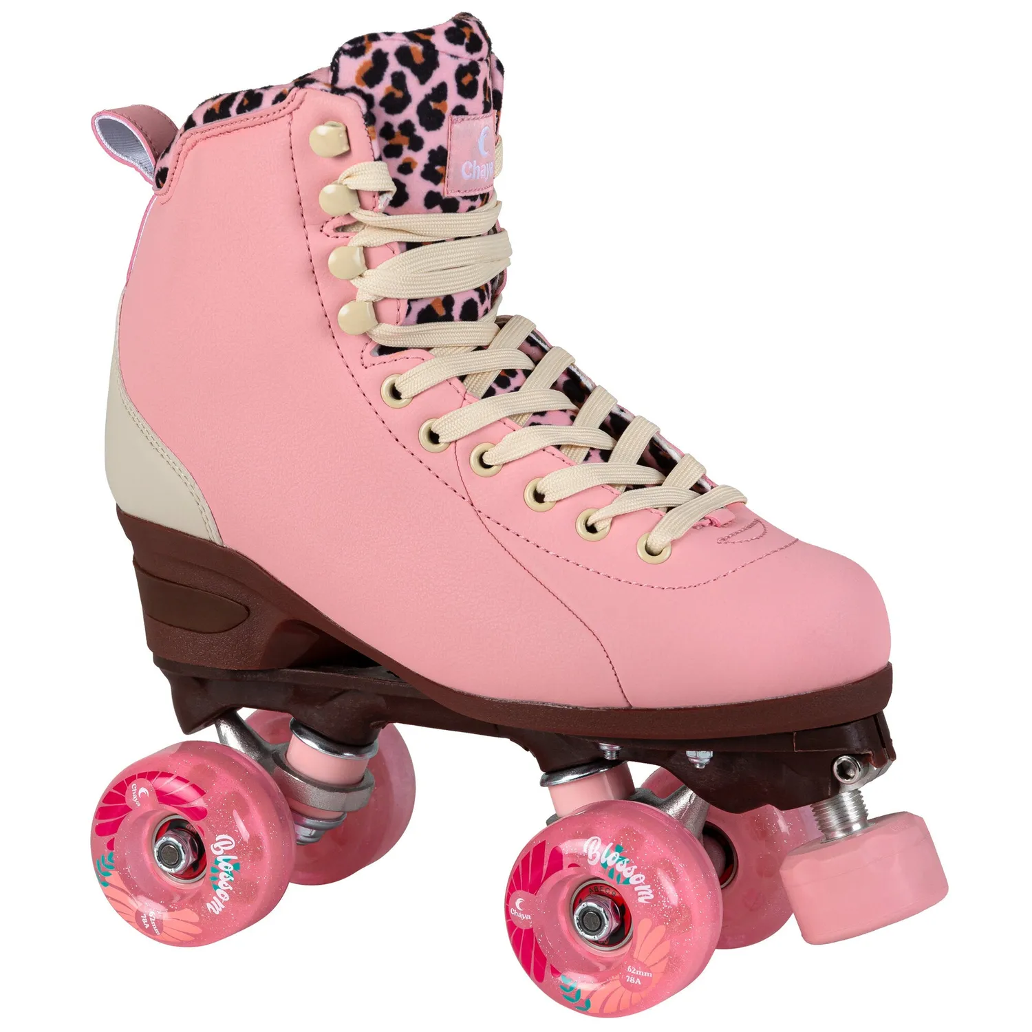 Chaya Miyu Pink Leopard rulleskøjter pink 62mm