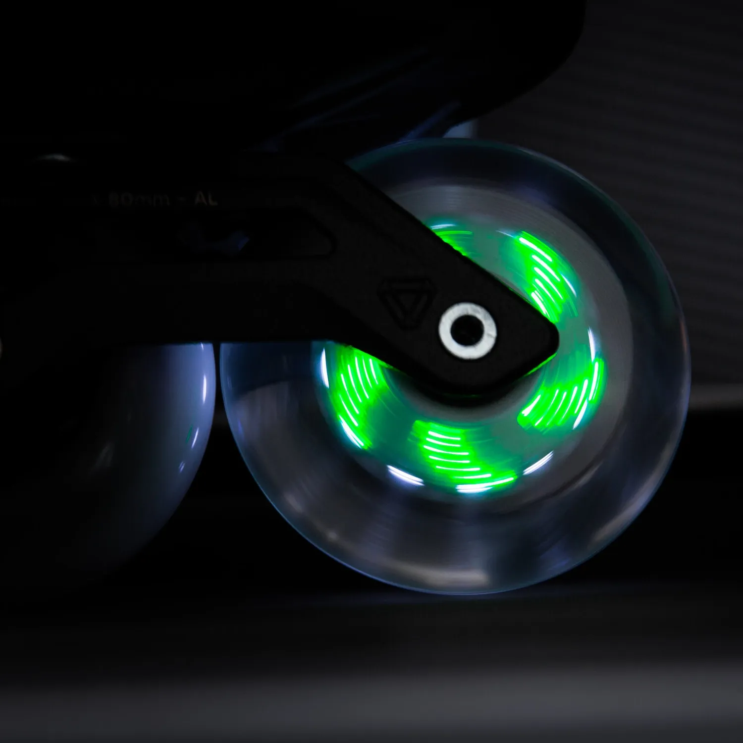 Powerslide Graphix Plus 76mm LED inlinerhjul 1 stk multicolor
