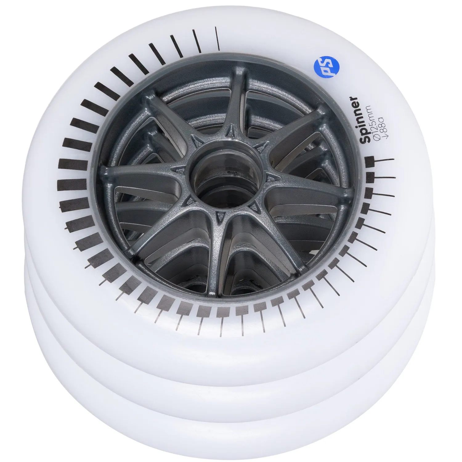 Powerslide Spinner 125 hjul hvid 88A 3-pak urban