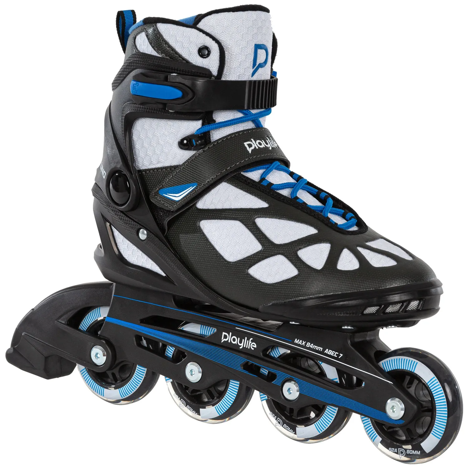Playlife Uno Black 80 fitness-inliners sort 4x80