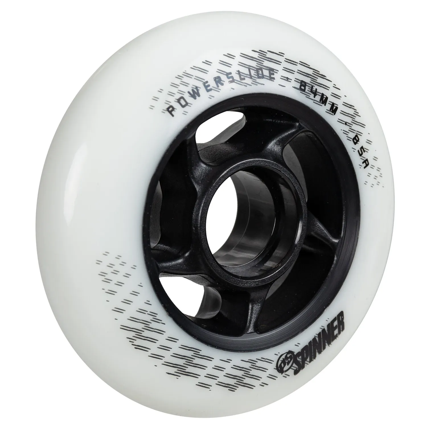 Powerslide Spinner hjul 84mm 88A hvid 4-pak urban