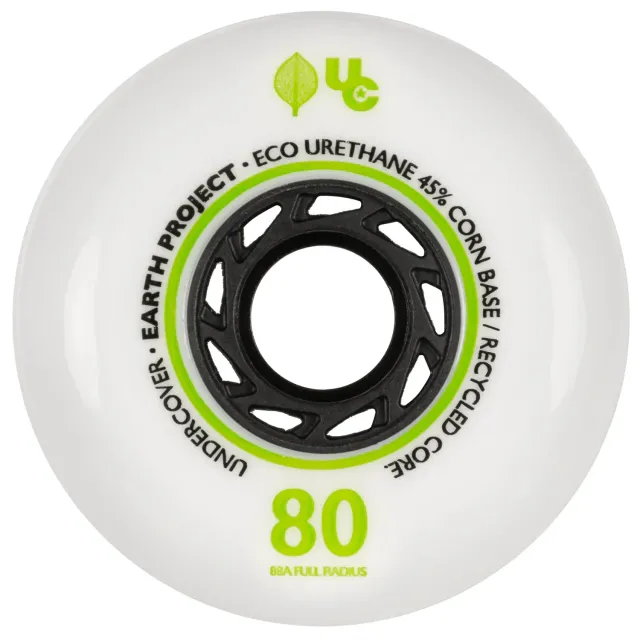 Undercover Earth 80mm/88A inliner hjul 4-pak eco