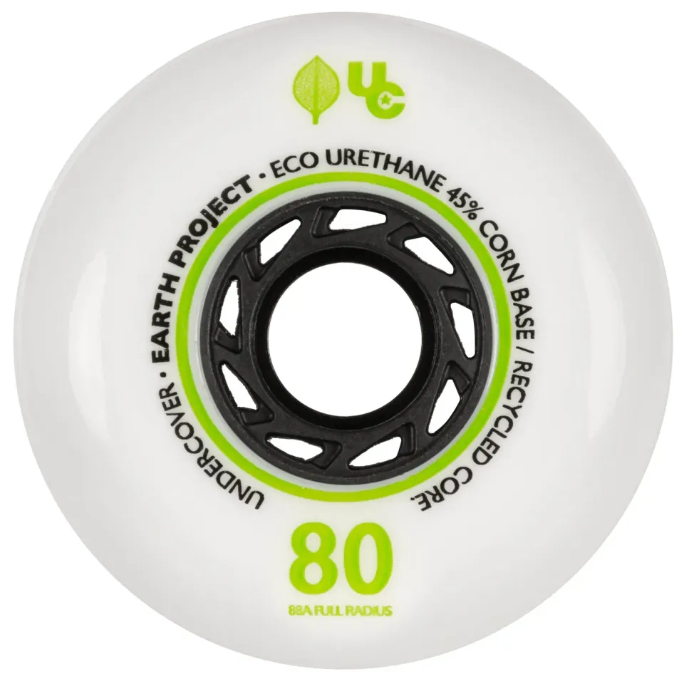 Undercover Earth 80mm/88A inliner hjul 4-pak eco